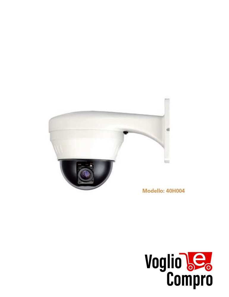 TELECAMERA V2 MINI SPEED DOME PTZ. DA PARETE Antivandalo. Day night 500 TVL