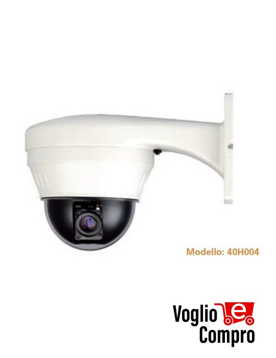 TELECAMERA V2 MINI SPEED DOME PTZ. DA PARETE Antivandalo. Day night 500 TVL