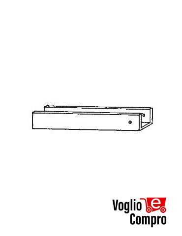 43580/065 Staffa posteriore per cupola,in alluminio anodizzato argento APRIMATIC