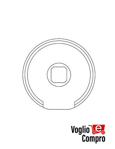 43380/115 Adattatore tondo per rullo 40 mm per motore tubolare serie 35 APRIMATIC