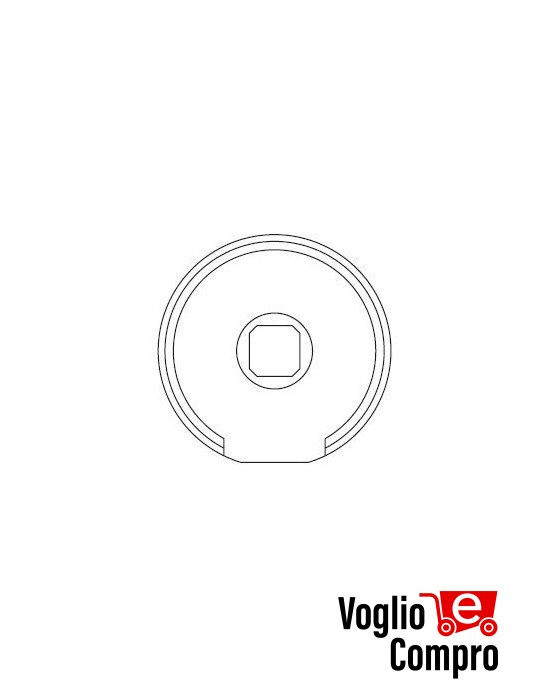 43380/115 Adattatore tondo per rullo 40 mm per motore tubolare serie 35 APRIMATIC