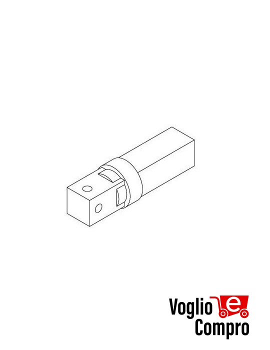43380/077 Perno quadro per motore tubolare serie 35 APRIMATIC confezione 5 pezzi