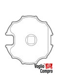 43380/064 Adattatore Ogiva per rullo 70 mm serie 45 (SMS-CMS) APRIMATIC