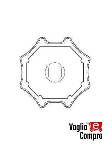 43380/058 Adattatore Bonfanti-Gaviota serie 45 (SMS-CMS) APRIMATIC