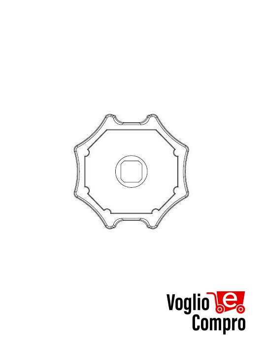 43380/058 Adattatore Bonfanti-Gaviota serie 45 (SMS-CMS) APRIMATIC