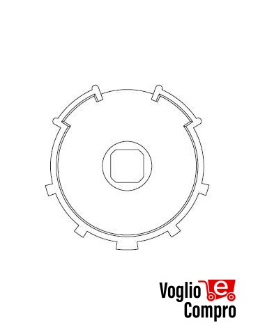 43380/060 Adattatore ZF54 serie 45 (SMS-CMS) APRIMATIC