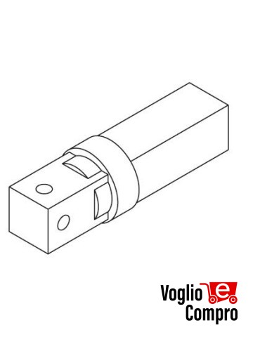 43380/078 Perno quadro Revolux 45S serie 45 (SMS) APRIMATIC confezione 5 pezzi