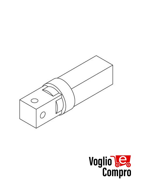 43380/078 Perno quadro Revolux 45S serie 45 (SMS) APRIMATIC confezione 5 pezzi