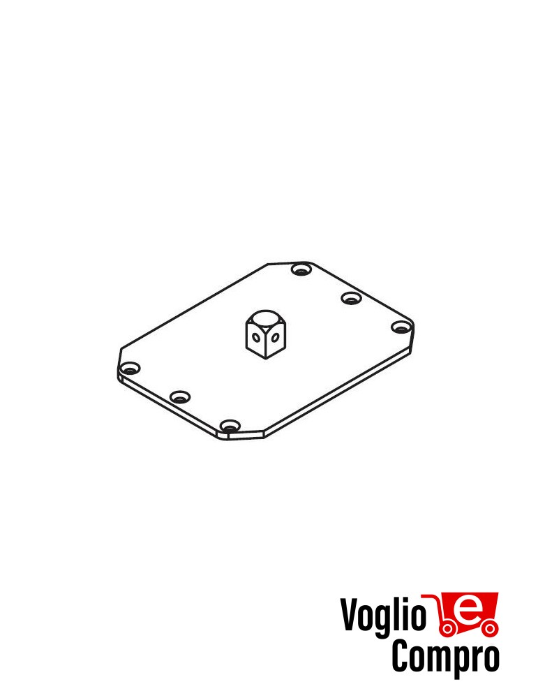 43380/079 Perno quadro Revolux 45M serie 45 (CMS) APRIMATIC confezione 2 pezzi