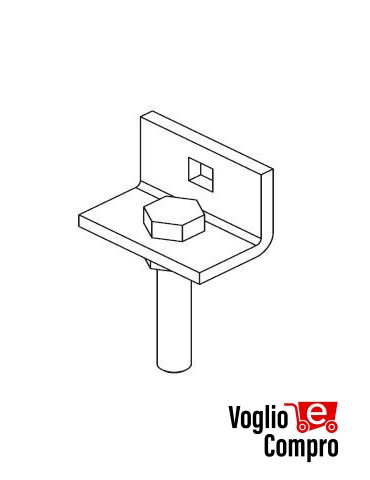 43380/057 Supporto regolabile 45S e 45M serie 45 APRIMATIC