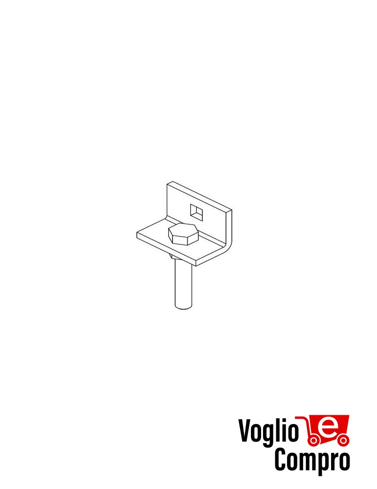 43380/057 Supporto regolabile 45S e 45M serie 45 APRIMATIC