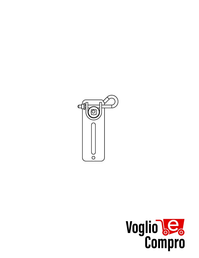 43380/068 Supporto con sblocco 45S e 45M serie 45 APRIMATIC confezione 2 pezzi