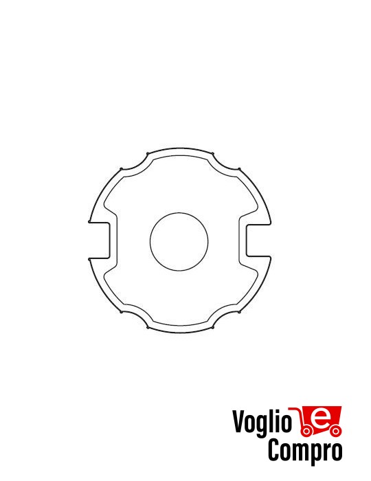 43380/104 Adattatore Ogiva per rullo 78 mm per serie 59 (SMS-CMS) APRIMATIC