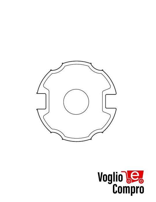 43380/105 Adattatore Ogiva per rullo 85 mm per serie 59 (SMS-CMS) APRIMATIC