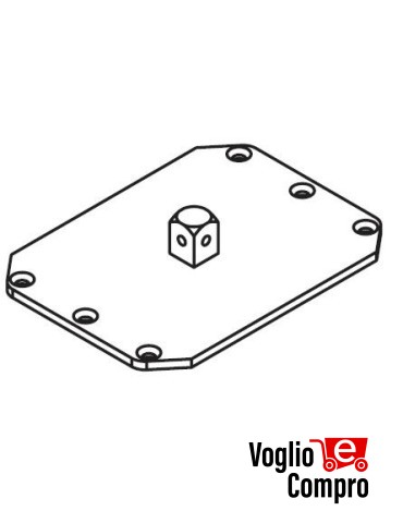 43380/081 Perno quadro Revolux 59M per serie 59 (CMS) APRIMATIC confezione 2 pezzi