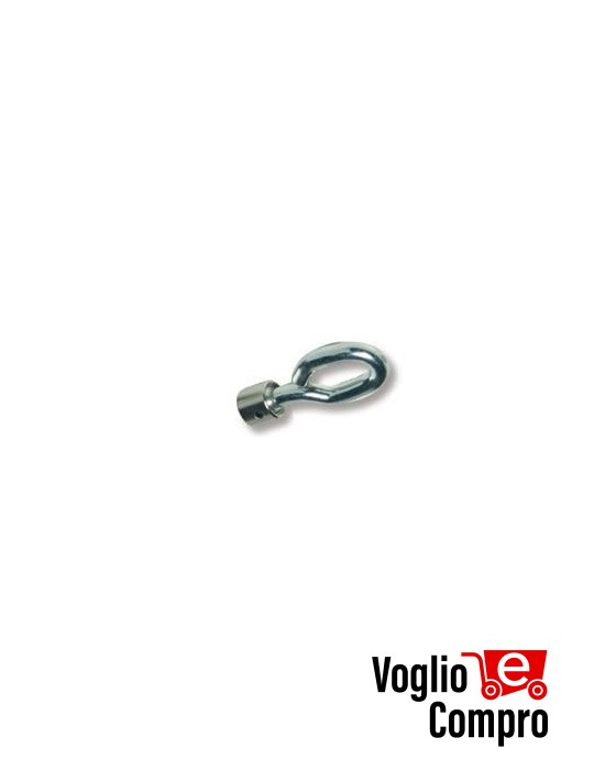 43380/112 Gancio per asta L 108 mm APRIMATIC confezione 3 pezzi