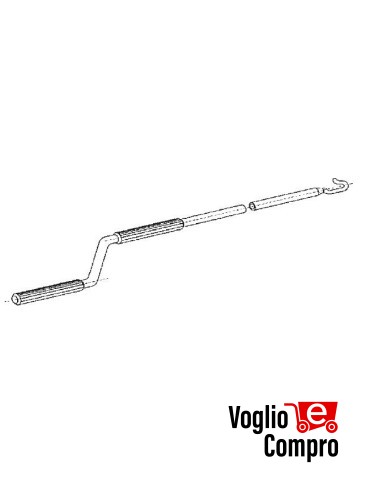 43380/096 Asta per manovra di soccorso manuale L 150 APRIMATIC