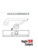 43400/052 Leva a compasso “R” DX BUONGIORNO APRIMATIC