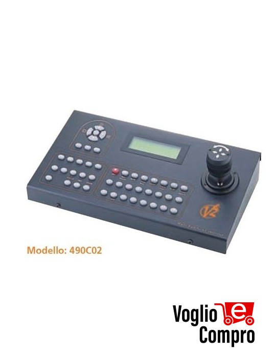 490C02 Tastiera di controllo Speed Dome joystick 3D e LCD