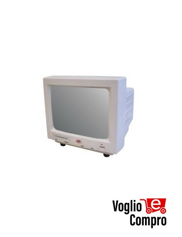 Kit Videocontrollo Invader M102 monitor e telecamera bianco nero infrarossi