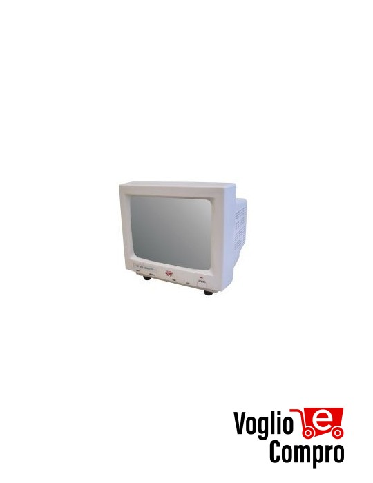 Kit Videocontrollo Invader M102 monitor e telecamera bianco nero infrarossi