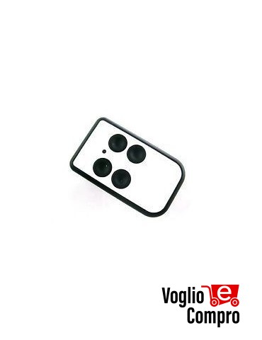 6900306 TELECOMANDO RADIOCOMANDO AUTOAPPRENDIMENTO QUARZATO UNIVERSALE 27-40 MHZ Q ZERO 4 canali BIANCO