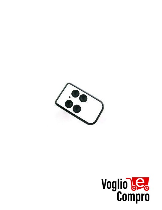 6900306 TELECOMANDO RADIOCOMANDO AUTOAPPRENDIMENTO QUARZATO UNIVERSALE 27-40 MHZ Q ZERO 4 canali BIANCO