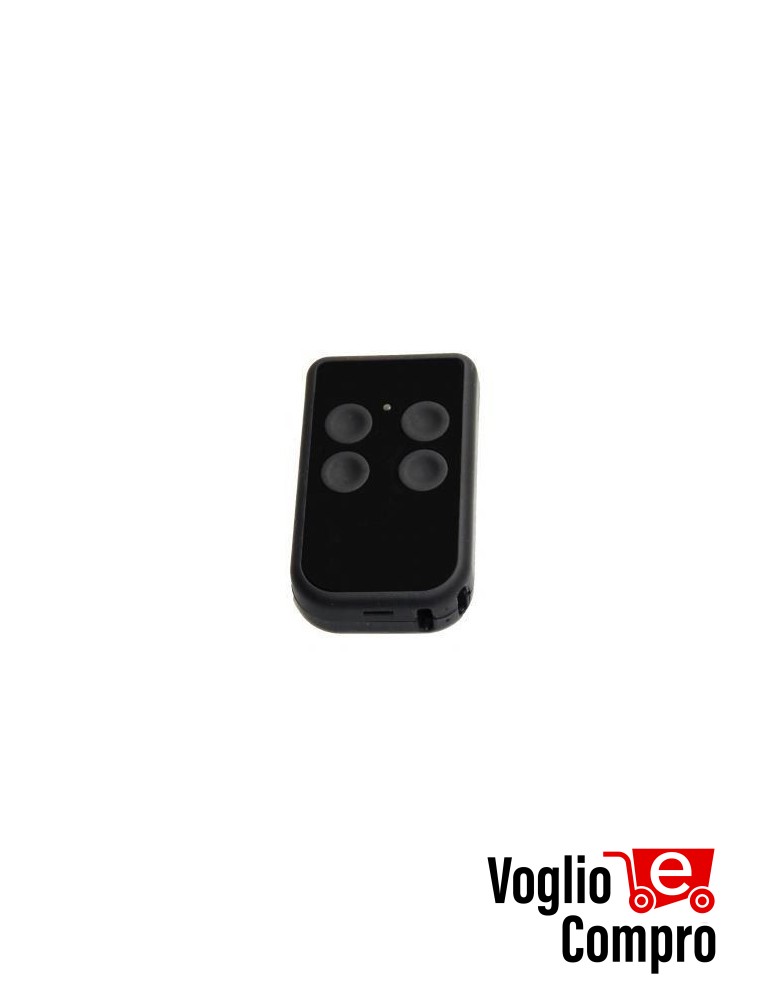 6900305 TELECOMANDO RADIOCOMANDO AUTOAPPRENDIMENTO QUARZATO 27-40 MHZ Q ZERO 4 canali NERO