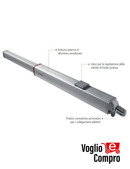 MOTORE IDRAULICO URSUS A43LB V2 PER CANCELLO BATTENTE PER ANTA DI 6 MT 700 KG