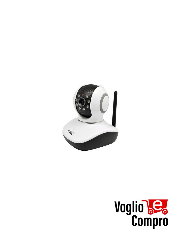 TELECAMERA MKC 559590186 PLUG AND PLAY IP INDOR 720P SD SLOT SMART EYE 1.0 con rotazione