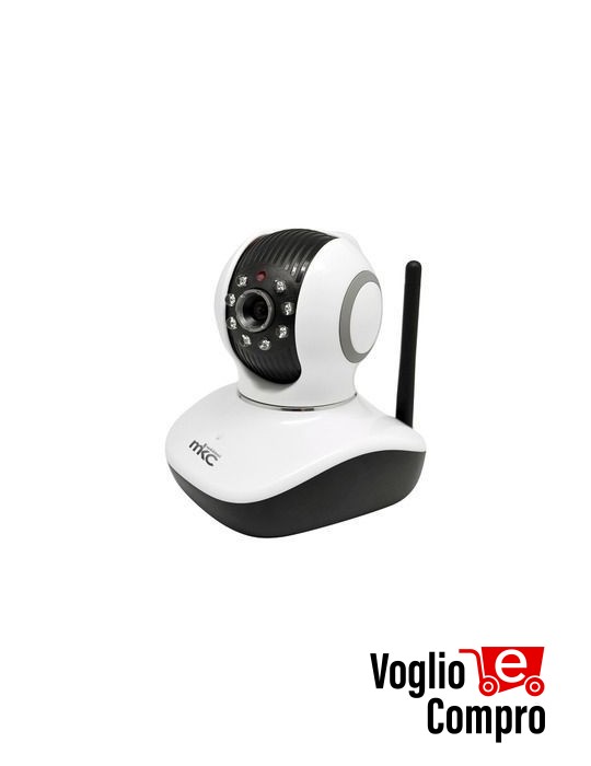 TELECAMERA MKC 559590186 PLUG AND PLAY IP INDOR 720P SD SLOT SMART EYE 1.0 con rotazione