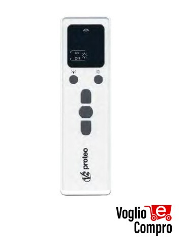 PROTEO 1 V2 TRASMETTITORE 1 CANALE 434,15 MHz PER TENDE E TAPPARELLE
