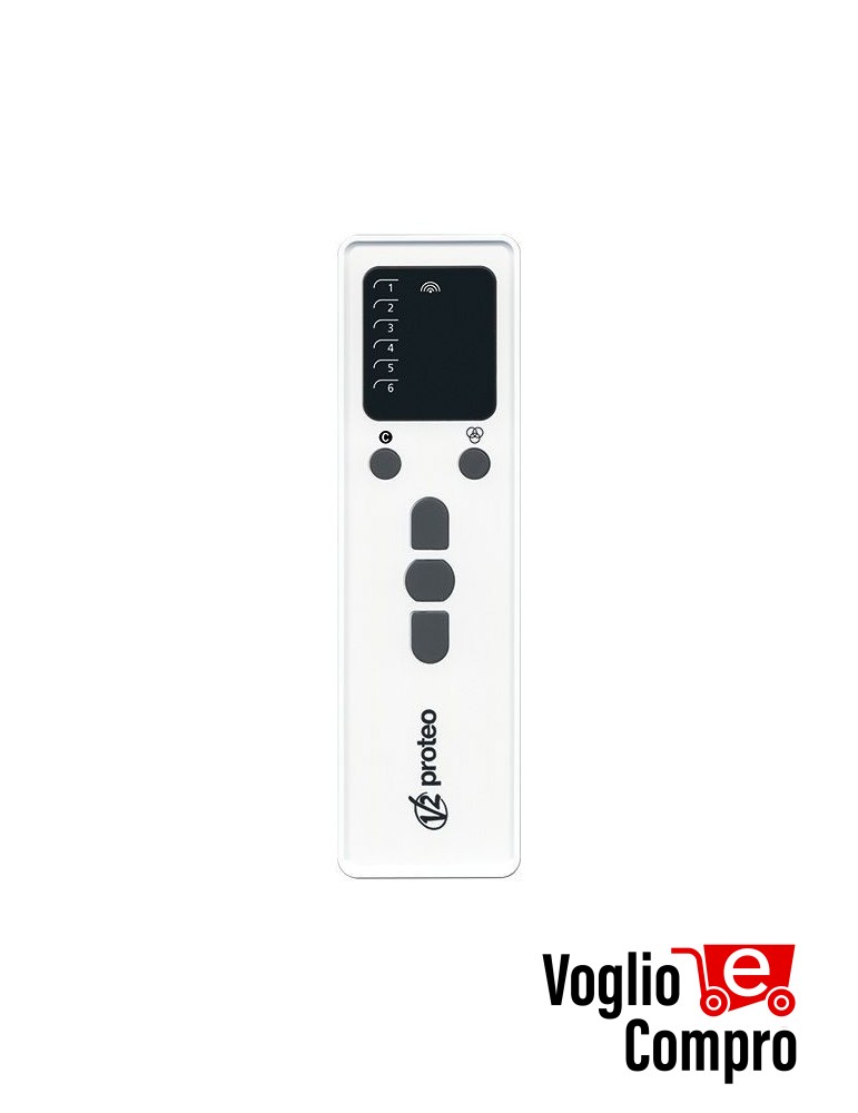 PROTEO 6 V2 TRASMETTITORE 6 CANALI 434,15 MHz PER TENDE E TAPPARELLE