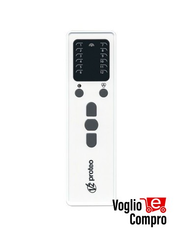 PROTEO 12 V2 TRASMETTITORE 12 CANALI 434,15 MHz PER TENDE E TAPPARELLE