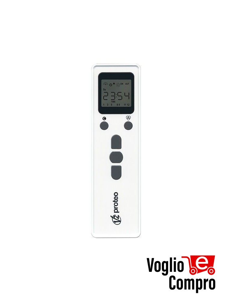 PROTEO 12 D V2 TRASMETTITORE 12 CANALI 434,15 MHz CON DISPLAY E FUNZIONE TIMER