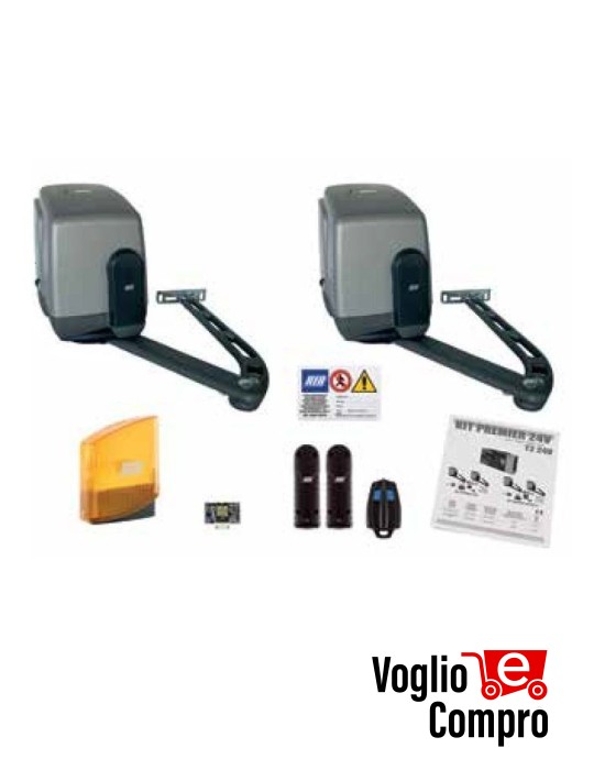 KIT RIB AUTOMAZIONE PREMIER 24V PER CANCELLO ANTE A BATTENTE BRACCI ARTICOLATI