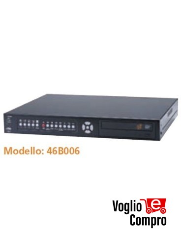 46B006 VIDEOREGISTRATORE DVR Triplex 4 canali network Compressione H.264 DVR CMS USB