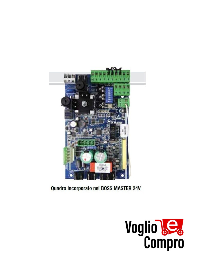 AC07093 BOSS 24V CRX CENTRALI DI COMANDO RIB PER PORTE BASCULANTI