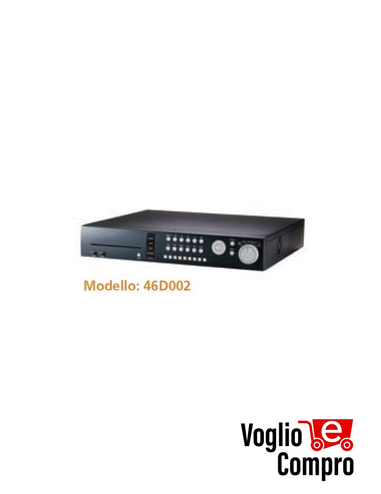 46D002 VIDEOREGISTRATORE DVR IBRIDO 9 canali Pentaplex network MPEG4