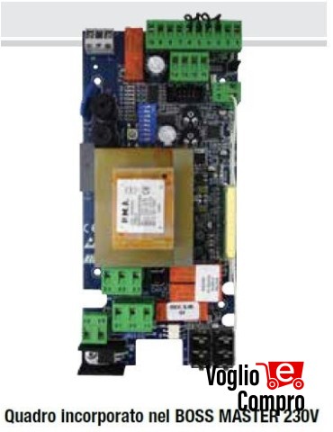 AC07095 BOSS 230V CRX CENTRALE DI COMANDO PER PORTE BASCULANTI