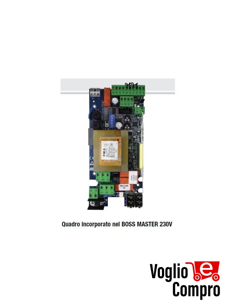AC07095 BOSS 230V CRX CENTRALE DI COMANDO PER PORTE BASCULANTI