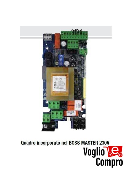 AC07095 BOSS 230V CRX CENTRALE DI COMANDO PER PORTE BASCULANTI