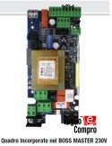 AC07095 BOSS 230V CRX CENTRALE DI COMANDO PER PORTE BASCULANTI