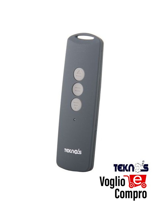 TELECOMANDO RADIOCOMANDO TEKNOS TTN1 433,92Mhz PER TUTTI I RICEVITORI TEKNO'S