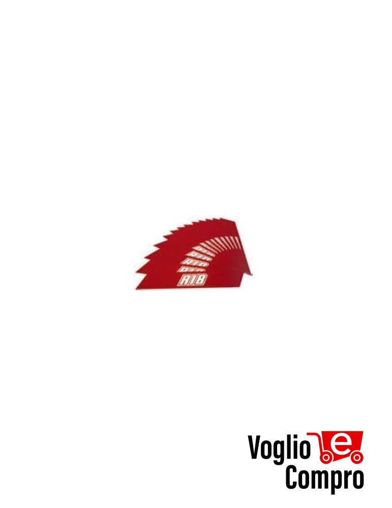 ADESIVI PER ASTE RIB TONDE DELLE BARRIERE DIAMETRO 100mm DA 12 PEZZI