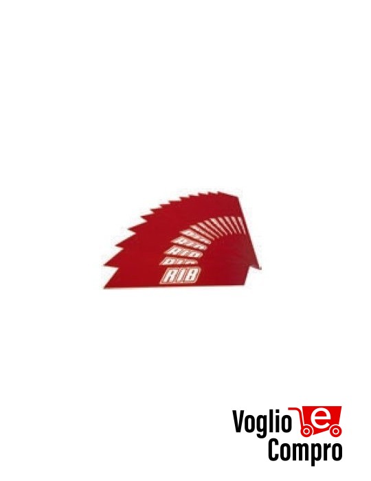 ADESIVI PER ASTE RIB TONDE DELLE BARRIERE DIAMETRO 100mm DA 12 PEZZI