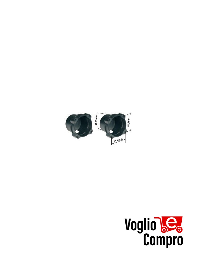 CONTENITORI DI PLASTICA DA INCASSO RIB COPPIA PER FOTOCELLULE FIT SYNCRO E SELETTORI BLOCK