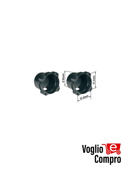 CONTENITORI DI PLASTICA DA INCASSO RIB COPPIA PER FOTOCELLULE FIT SYNCRO E SELETTORI BLOCK