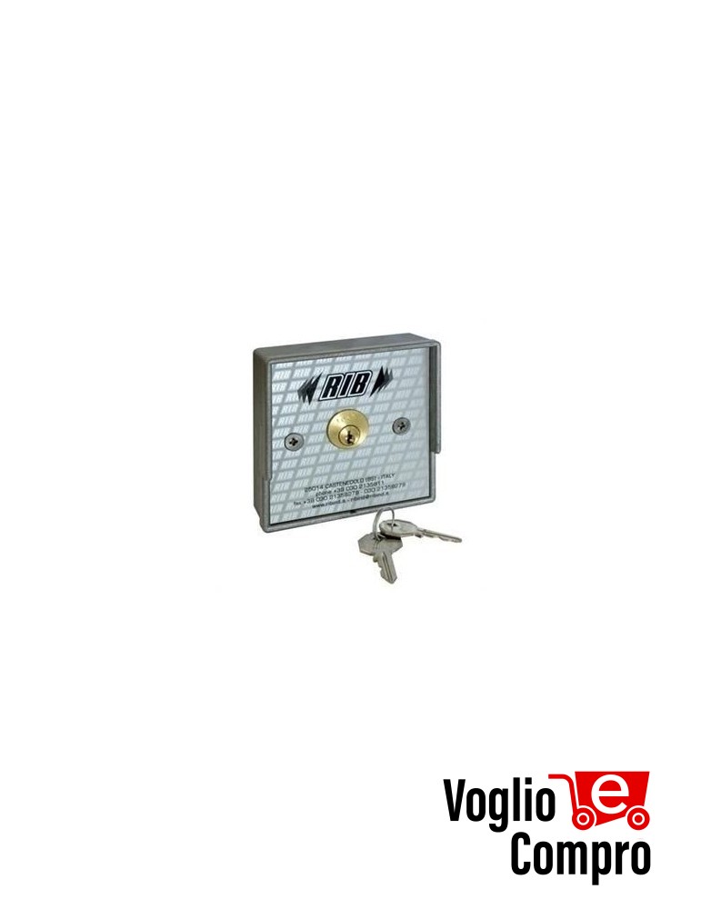 SELETTORE A CHIAVE RIB CLASSICO DA PARETE PER AUTOMAZIONE CANCELLI SERRANDE E PORTE