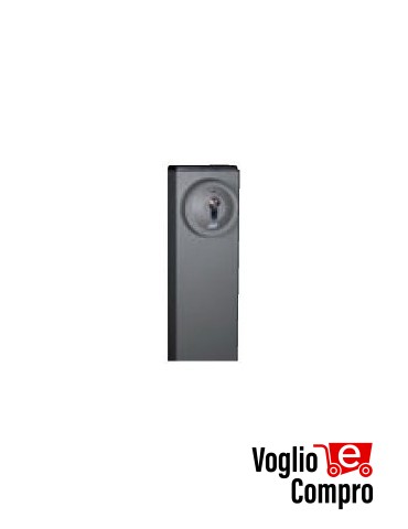 COLONNINA RIB ALTEZZA 1M PER SELETTORE A CHIAVE BLOCK DI ALLUMINIO VERNICIATO